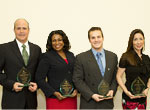 (from left): Joseph B. Shearouse III, Yolette Bonnet, John Calderaio and Aileen Josephs