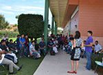 La licenciada Aileen Josephs, Cónsul Honoraria de Guatemala en West Palm Beach, expone en el Foro sobre la Reforma Migratoria